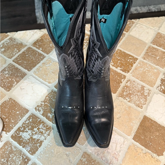 Durango Black Cowboy Boots - Picture 4 of 5